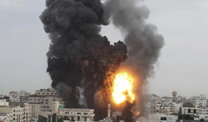 Israelul a executat lovituri aeriene în Gaza, împotriva taberelor de antrenament