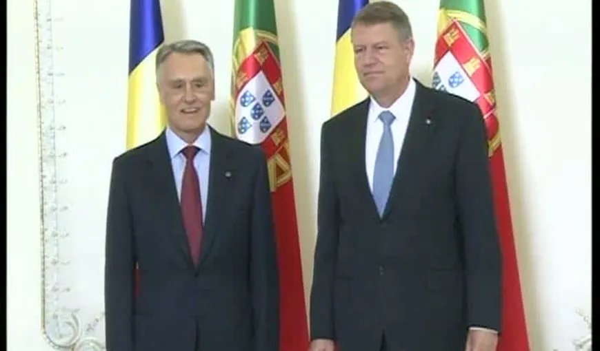 Klaus Iohannis l-a primit la Cotroceni pe preşedintele Portugaliei, Anibal Cavaco Silva