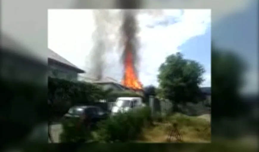 Incendiu devastor la o casă din Fălticeni