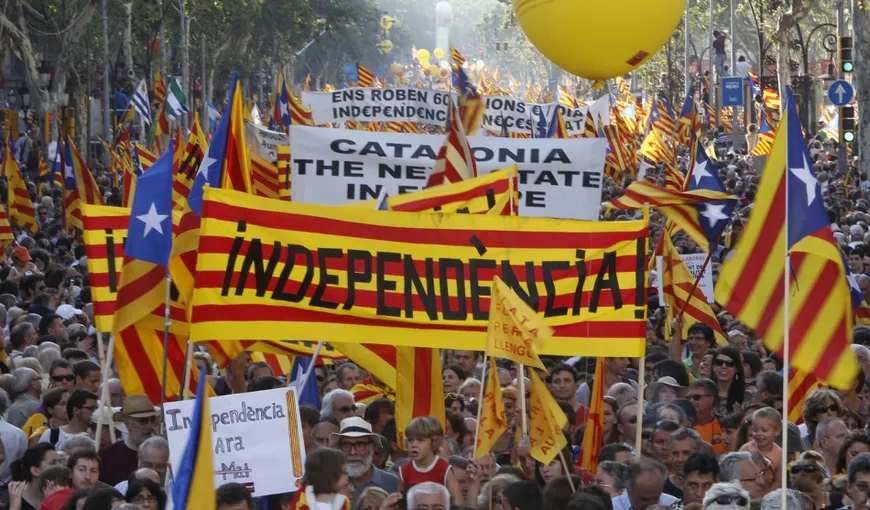 Separatiştii din Catalunia ameninţă că se vor rupe UNILATERAL de Spania, dacă Madridul blochează procesul