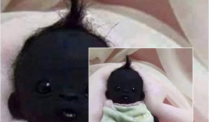 Aşa arată cel mai NEGRU copil din lume. Vezi primele imagini cu bebeluşul. „E negru că păcura”