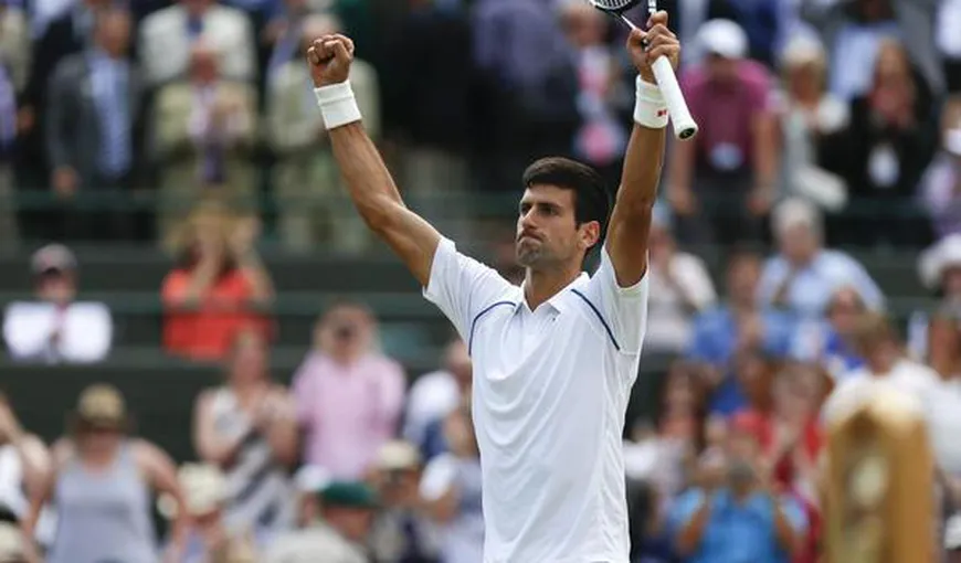 Novak Djokovic a câştigat al treilea titlu la Wimbledon. Roger Federer, învins în patru seturi