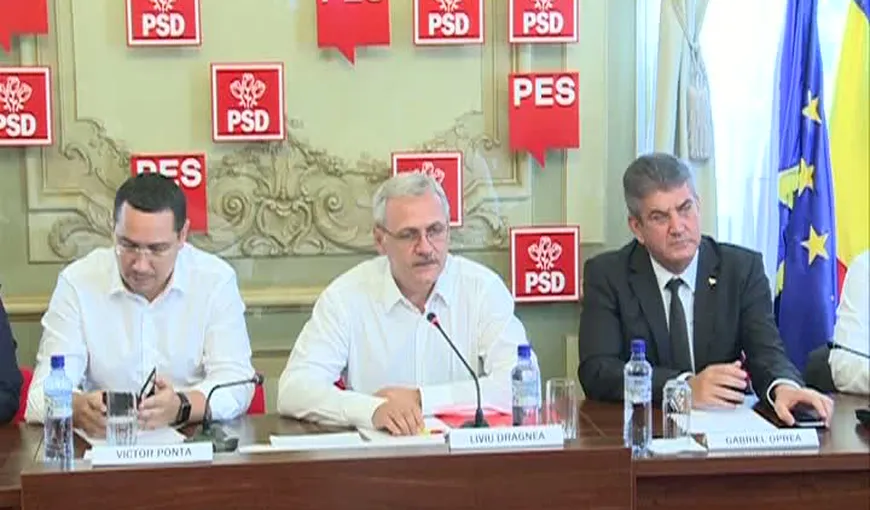 Dragnea, prima şedinţă ca preşedinte interimar PSD: E firesc ca Ponta să prezinte rectificarea bugetară