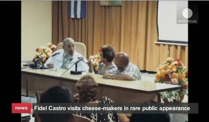 Apariţie surpriză a lui Fidel Castro