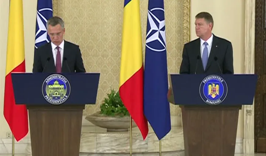 Iohannis şi Stoltenberg, în vizită la Comandamentul de integrare NATO: Unitatea, funcţională din septembrie