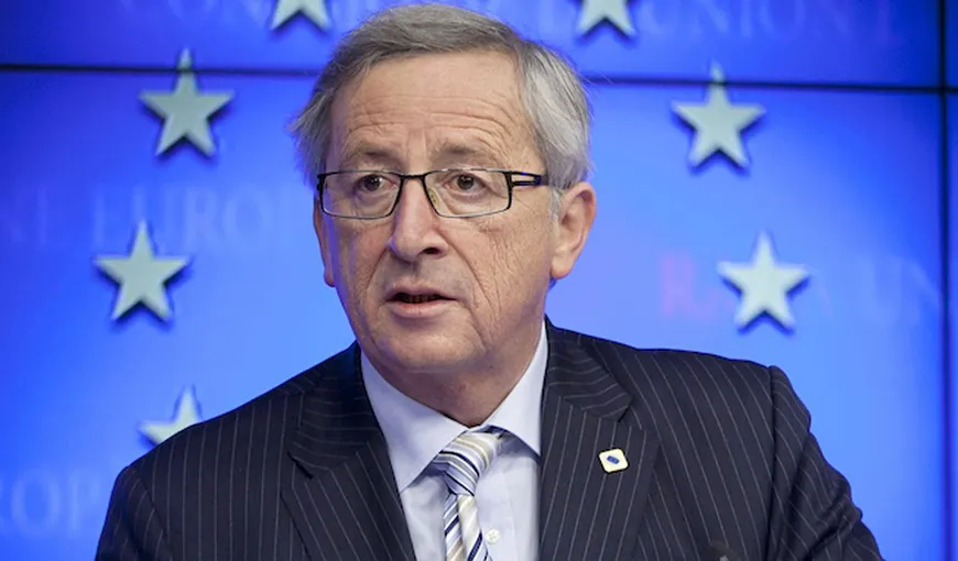 Jean-Claude Juncker, în Parlament: „România merită să fie în Schengen”. Preşedintele CE l-a pupat pe frunte pe Băsescu UPDATE