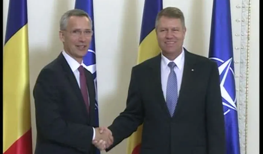 Iohannis, la întâlnirea cu şeful NATO: România îşi propune să fie un furnizor de securitate
