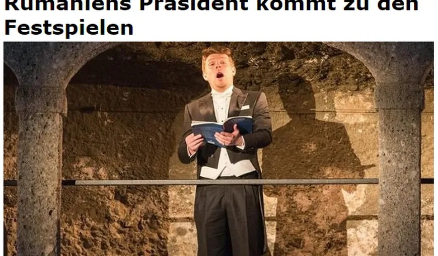 Preşedintele Klaus Iohannis este aşteptat la Festivalul de la Salzburg