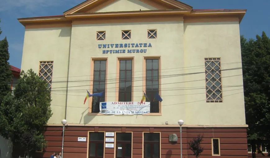 Scandal la Universitatea „Eftimie Murgu” din Reşiţa: Doi profesori au fost reţinuţi