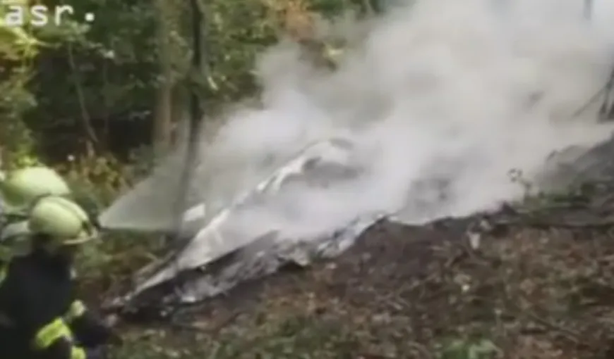 Două avioane s-au ciocnit în aer în Slovacia: Şapte persoane au murit