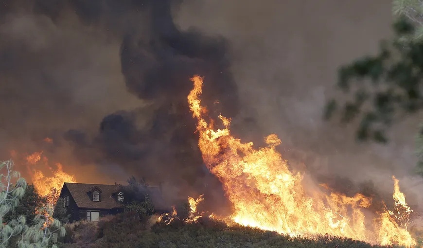 Incendii de vegetaţie în California VIDEO