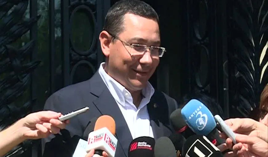 Victor Ponta susţine ideea lui Liviu Dragnea privind consultările cu preşedintele Iohannis VIDEO