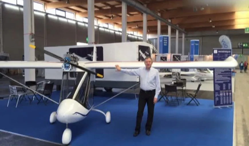 Radu Berceanu a proiectat un avion de 25.000 de euro