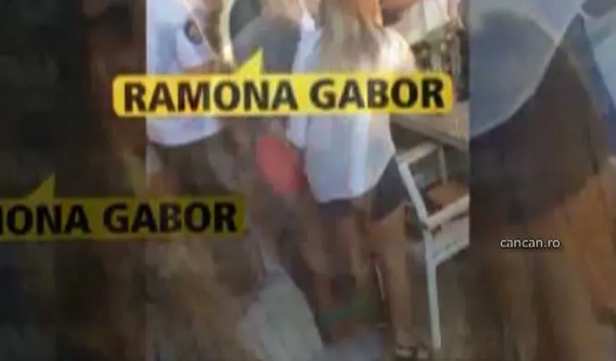 Ramona Gabor a furat o sticlă de vodcă de pe masa din club. Totul a fost filmat VIDEO