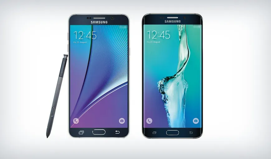Prima imagine oficială pentru Samsung Galaxy Note 5 şi Galaxy S6 Edge Plus