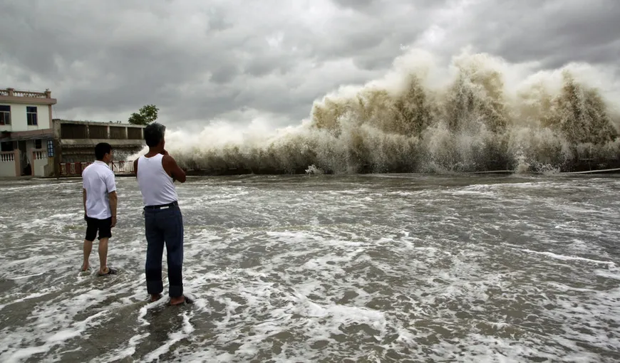 Avertizare în estul Chinei în legătură cu impactul taifunului Goni