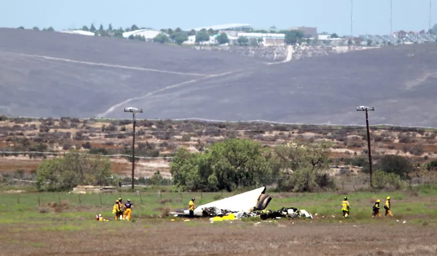 ACCIDENT AVIATIC în America: Cel puţin cinci morţi, după ce două avioane de mici dimensiuni s-au ciocnit VIDEO