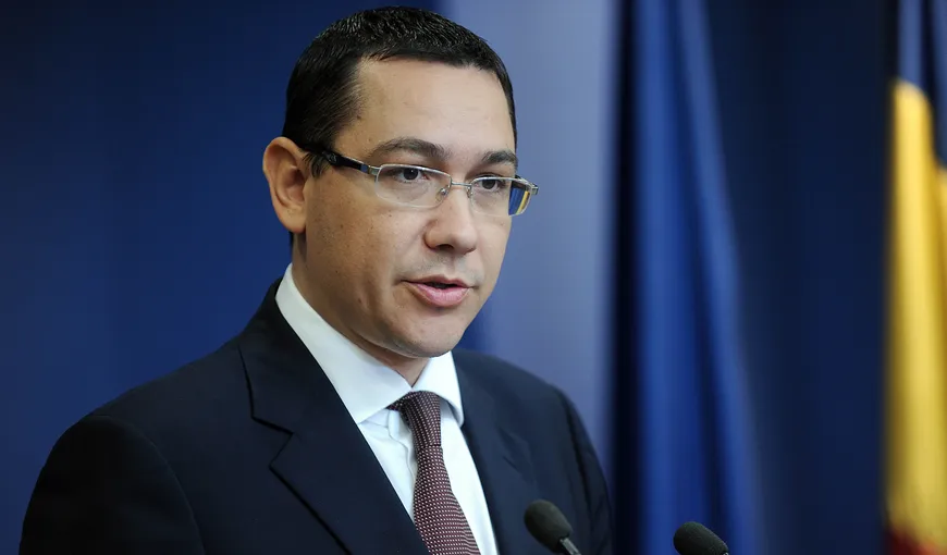 Ponta, pe Facebook: Mă bucură acordul partidelor parlamentare privind Codul Fiscal
