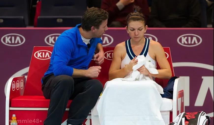 Simona Halep a jucat accidentată. În faza următoare a US Open îşi va întâlni antrenorul concediat prin SMS