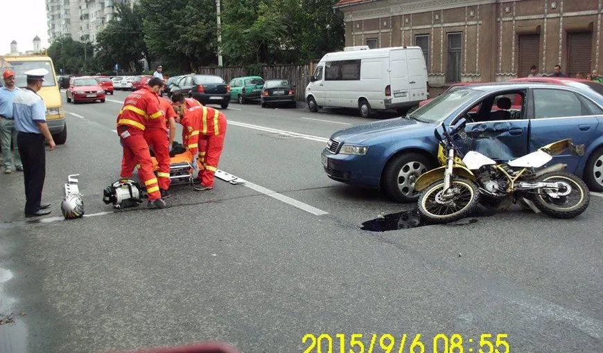 ACCIDENT GRAV în Cluj. Un motociclist a murit, după ce un şofer i-a tăiat calea