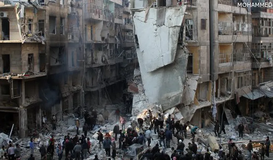 Siria: Bombardamentele armatei au nimicit cel puţin 18 civili în Alep