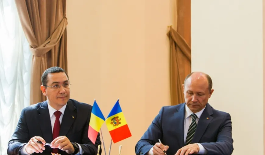 Victor Ponta şi Valeriu Streleţ, şedinţă comună a guvernelor României şi Republicii Moldova la Neptun