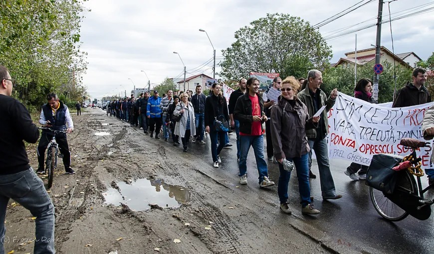 Marş de protest, sâmbătă, în Prelungirea Ghencea din Capitală
