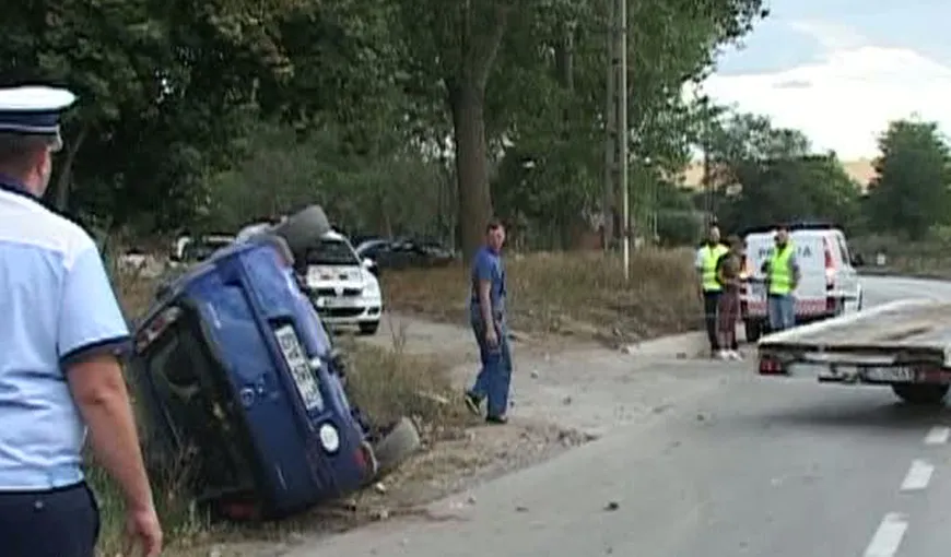 ACCIDENT GRAV în Tulcea. Patru oameni au văzut moartea cu ochii VIDEO