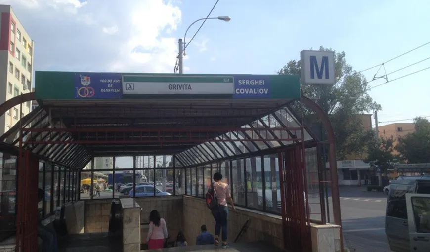 TRAGEDIE la staţia de metrou Griviţa. Un bărbat s-a aruncat în faţa trenului
