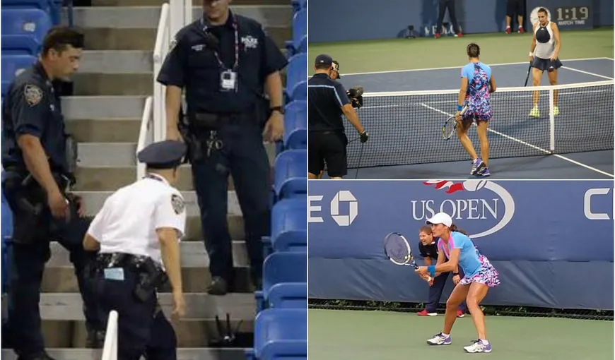 Incident INCREDIBIL la meciul Monica Niculescu – Flavia Pennetta de la US Open VIDEO