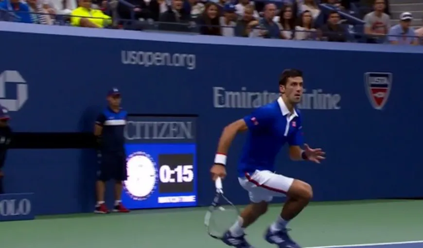 Novak Djokovici a câştigat US Open: L-a învins pe Federer după trei ore şi 20 de minute