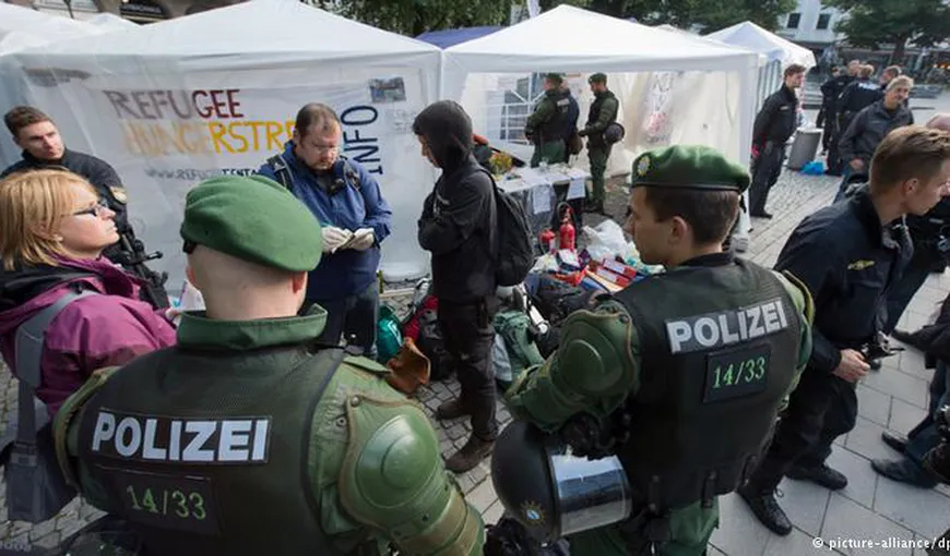 CRIZA IMIGRANŢILOR. Poliţia germană, exasperată de violenţele din taberele de refugiaţi