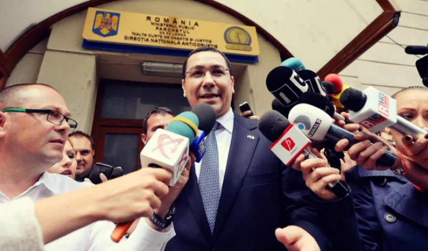 Victor Ponta, la DNA: „Am depus un document important. Procurorul nu a avut timp să mă primească”