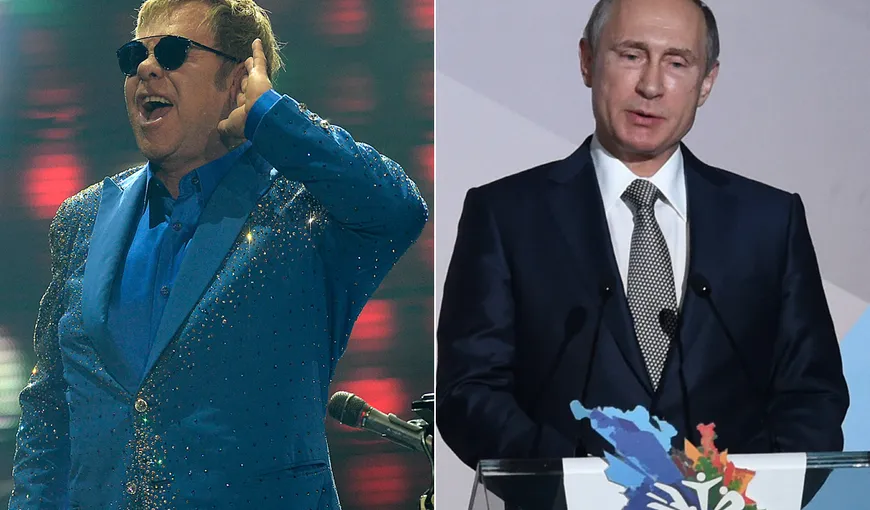 Vladimir Putin l-a sunat pe pe Elton John. Nu a fost o farsă