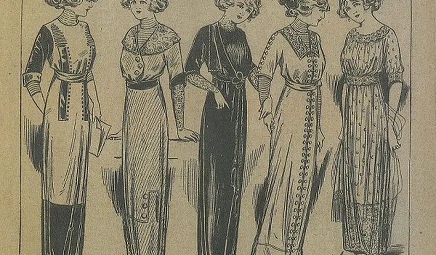 Cum arătau revistele pentru femei acum 100 de ani