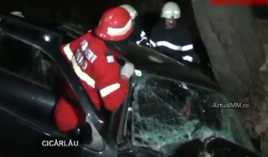Accident GRAV în Maramureş. Şoferul a murit pe loc, o altă persoană a fost rănită VIDEO