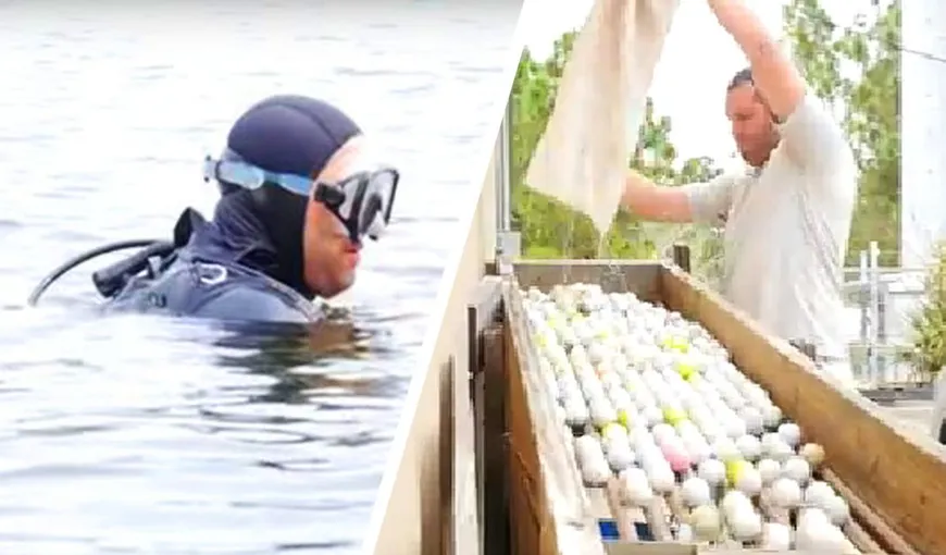 Ideea genială a unui şomer. A făcut 15 milioane dolari din pescuitul mingilor de golf VIDEO