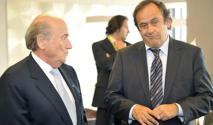 Cutremur în fotbal. Michel Platini şi Joseph Blatter au fost suspendaţi de FIFA