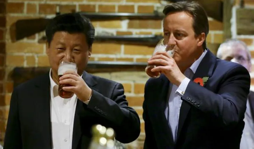 Contracte stropite cu bere: Londra şi Beijingul au încheiat afaceri comerciale de 54 de miliarde de euro