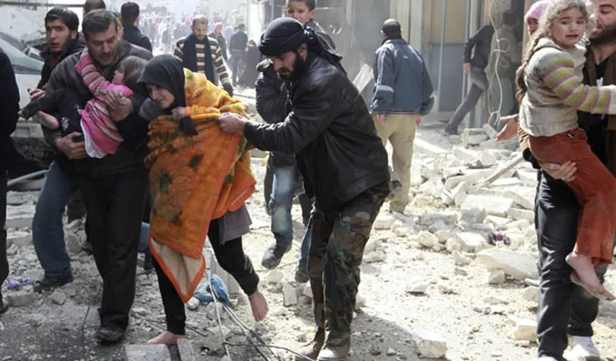 Cel puţin 40 de morţi într-un atac cu rachete în apropiere de Damasc