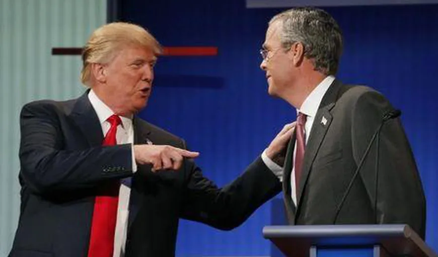 Dezbateri electorale în SUA: Jeb Bush a avut un schimb dur de replici cu Donald Trump
