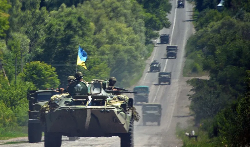 Au reizbucnit LUPTELE în Ucraina: Un soldat a fost UCIS la Doneţk