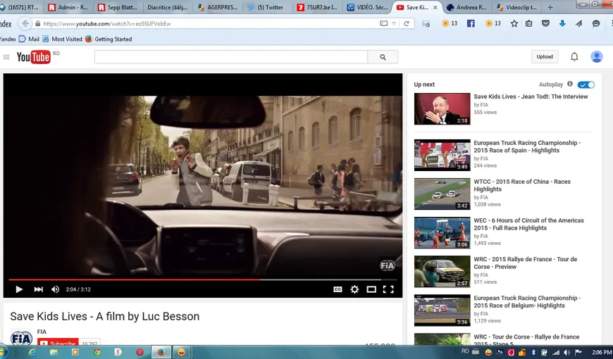Siguranţă rutieră. Luc Besson a realizat un clip şocant în numele prevenirii accidentelor VIDEO