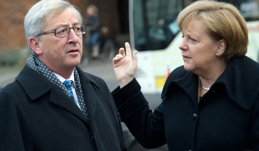 Juncker îi cere lui Merkel să ignore sondajele şi să primească în continuare refugiaţi