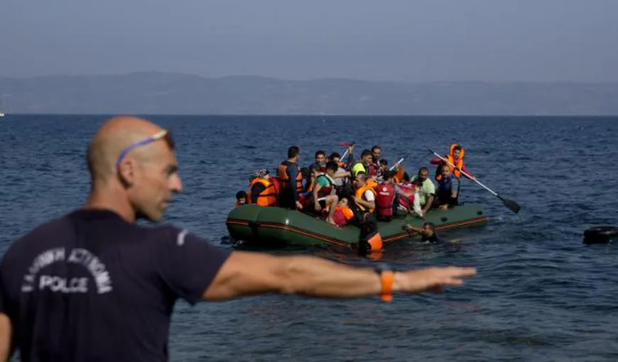 CRIZA IMIGRANŢILOR. Un copil a murit şi şase persoane sunt căutate în Marea Egee