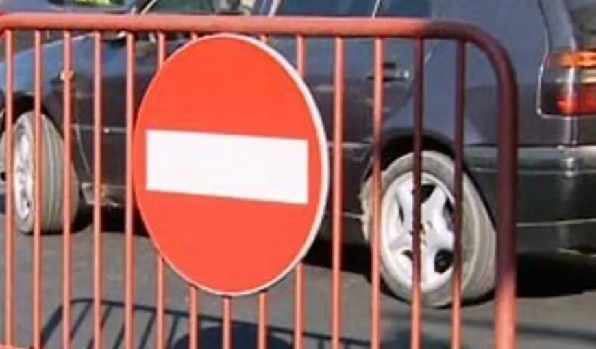 Restricţii de trafic, duminică, în Bucureşti