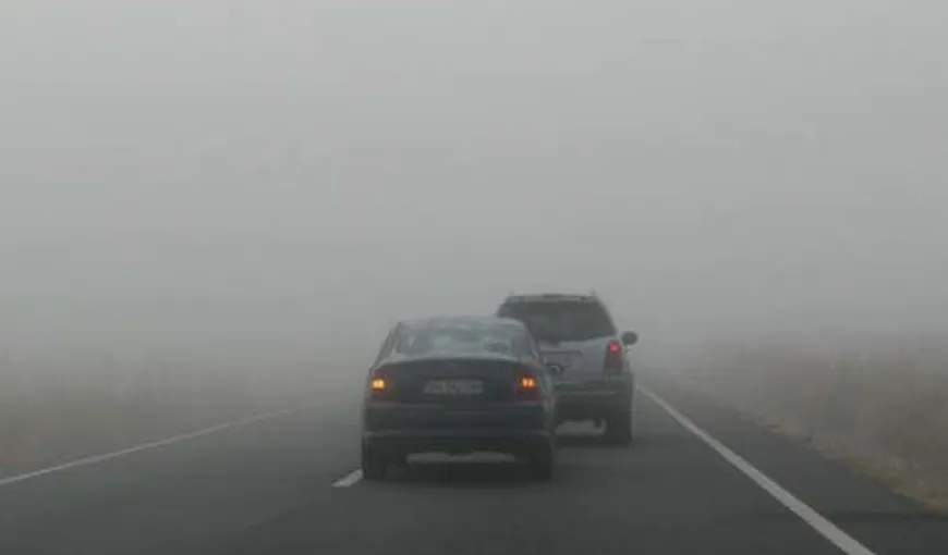 COD GALBEN de ceaţă, emis de ANM. Vezi zonele vizate UPDATE