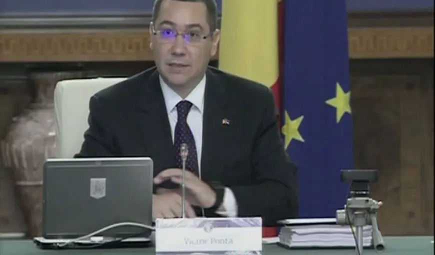 Victor Ponta: E o rectificare bugetară pozitivă. Avem bani mai mulţi decât au fost prevăzuţi