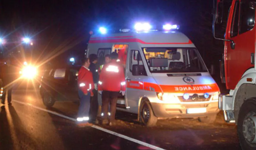 Accident grav în Hunedoara. Un bărbat a murit pe loc, iar o femeie se află în stare gravă