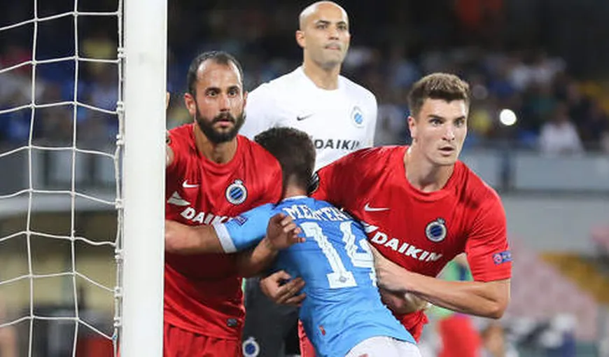 Ameninţările teroriste lovesc din nou fotbalul. Meciul FC Bruges-Napoli se joacă fără spectatori